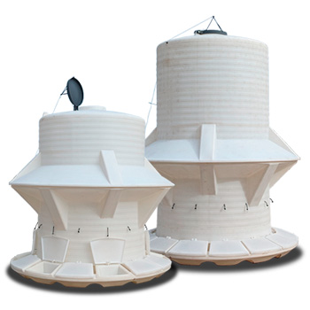 Silos comedero autoconsumo.