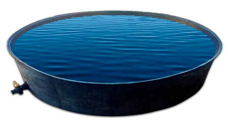 Comedero Bebedero circular plástico de 3500 Lts.
