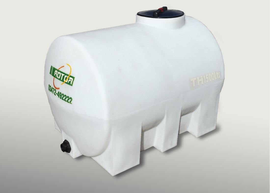 Tanque Horizontal plástico de 1.500 Lts.