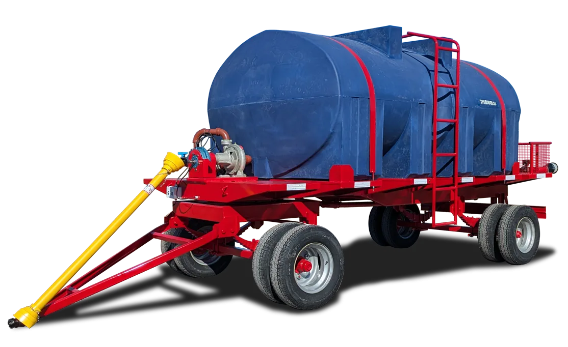 Acoplado con equipo de riego - Rotor Tanques