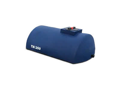 Tanque plastico horizontal media caña 350 litros - Rotor Tanques
