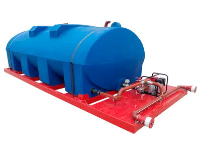 Equipo regador sobre plataforma de montaje - 10000 Litros - Rotor Tanques
