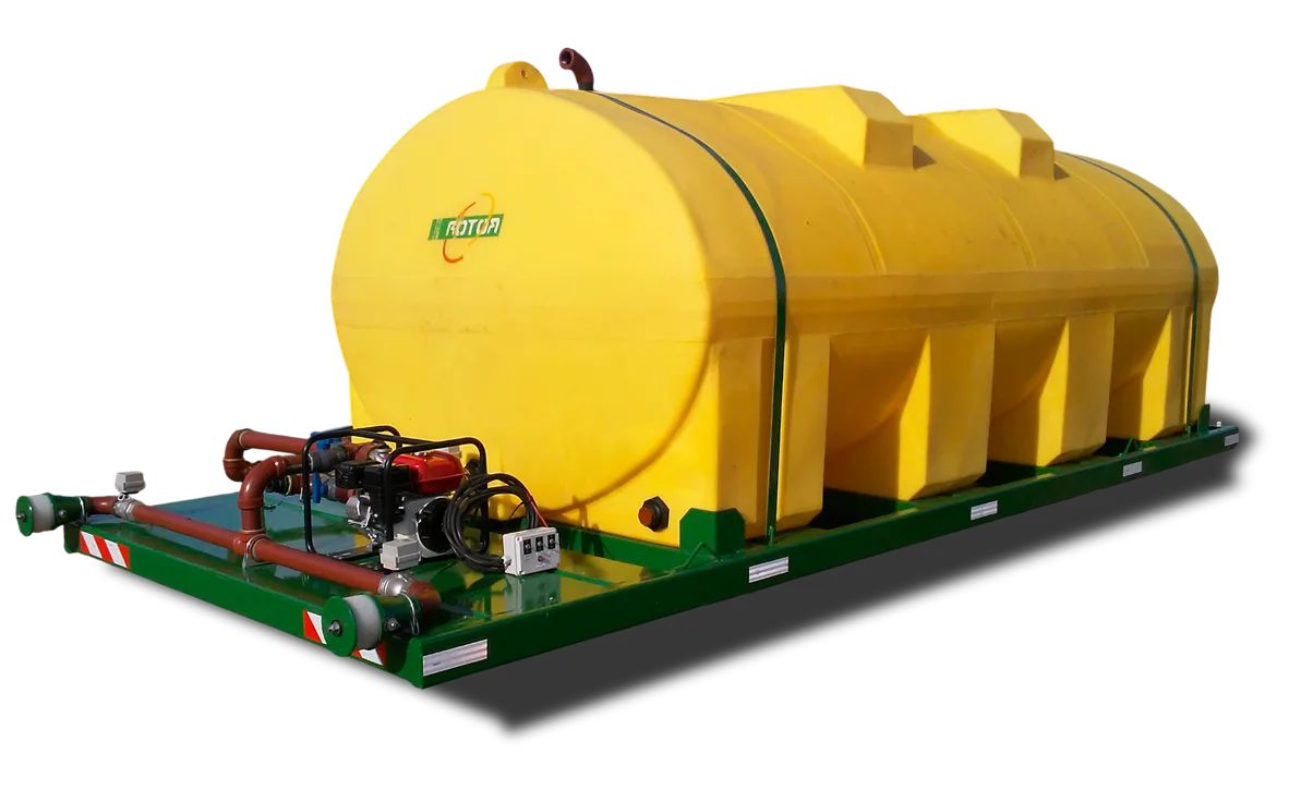 Equipo regador sobre plataforma de montaje - 12000 Litros - Rotor Tanques