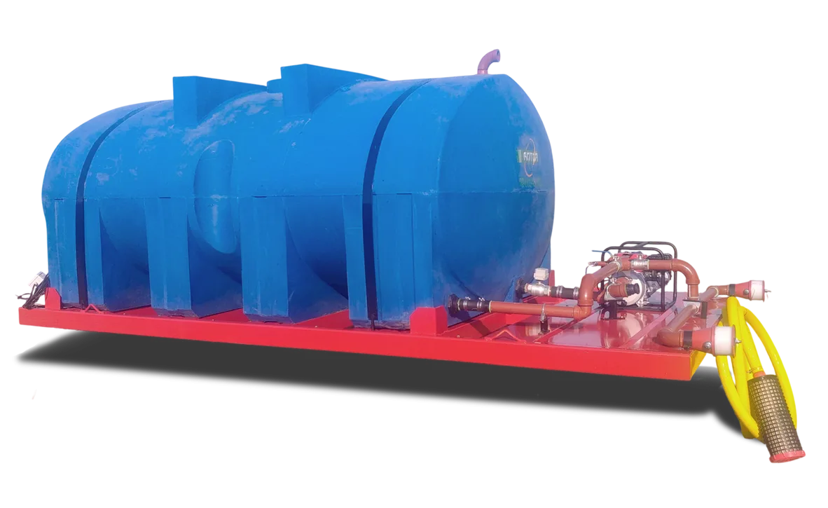 Equipo regador sobre plataforma de montaje - 8000 Litros - Rotor Tanques