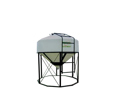 Silo de plástico fondo cónico 4200 lts. - Rotor Tanques