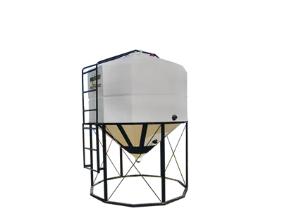 Silo de plástico fondo cónico 7200 lts. - Rotor Tanques