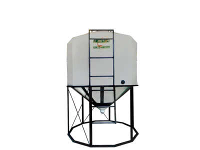 Silo de plástico fondo cónico 7800 lts. - Rotor Tanques