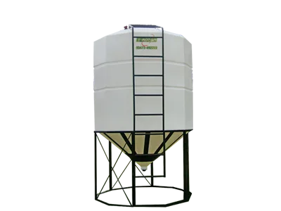 Silo de plástico fondo cónico 9400 lts. - Rotor Tanques