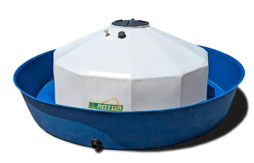 Tanque vertical 3300 lts con batea antiderrame - Rotor